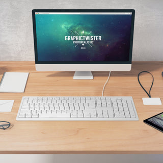 Spill Proof Mac Keyboard and Mouse USB Combo