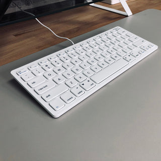 Compact USB Keyboard For Mac (White)