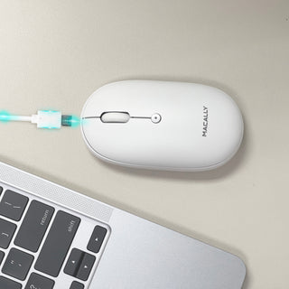Wireless Mouse for Mac and PC (White)