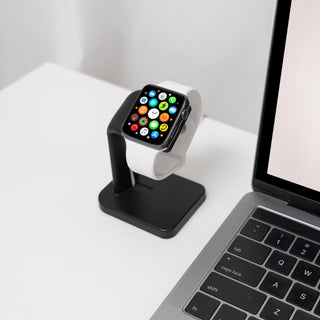 Apple Watch Charger Dock| Fits Any iWatch Series (Black)
