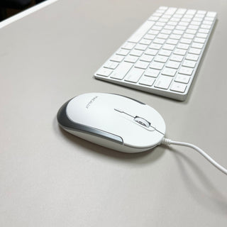 Silent USB C Mouse for Mac and PC (Aluminum)
