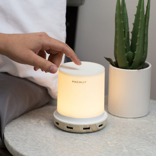 Night light touch lamp (Wood)