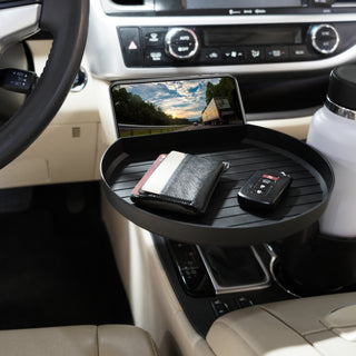 Car Food Tray | With Large Drink Holder