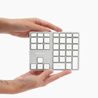 Wireless Numeric Keypad for Mac and PC (Aluminum)