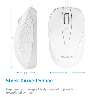 Wired USB Mouse for Mac and PC
