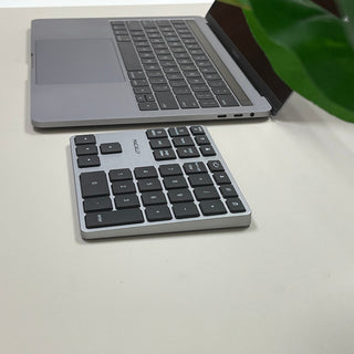 2 Zone - 10 Key Wireless Number Pad for Mac and PC (Space Gray)