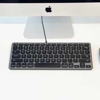Wired Keyboard with USB hub ports & Dual USB C / A