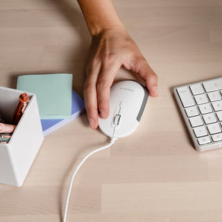Silent USB C Mouse for Mac and PC (Aluminum)