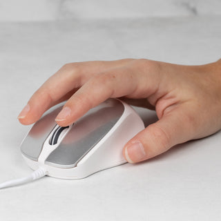 Ergo USB C Mouse For Mac / PC with Silent Click (Aluminum)