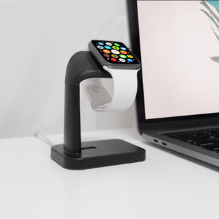 Apple Watch Charger Dock| Fits Any iWatch Series (Black)