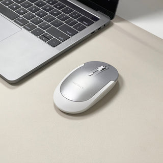 Silent Bluetooth Mouse for Mac and PC (Aluminum)