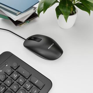 Wired Computer Keyboard and Mouse for Windows PC