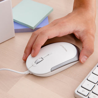 Silent USB C Mouse for Mac and PC (Aluminum)