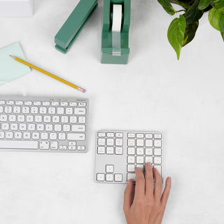 Wireless Numeric Keypad for Mac and PC (Aluminum)