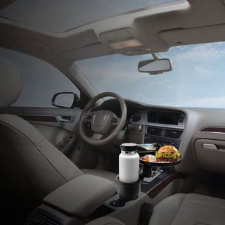 Car Food Tray | With Large Drink Holder