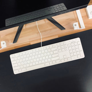 Slim USB Wired Keyboard For Mac (White)