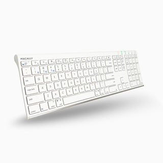 Macally Bluetooth Keyboard for Mac (White)