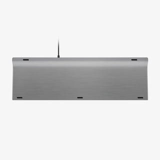 Macally Ultra-Slim Space Gray USB Wired Keyboard - Compatible with Mac and PC