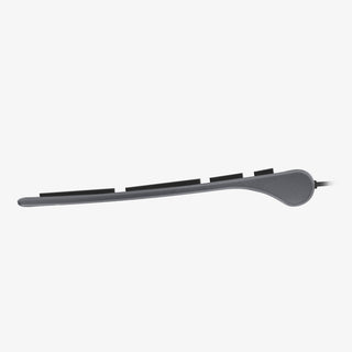 Macally Ultra-Slim Space Gray USB Wired Keyboard - Compatible with Mac and PC