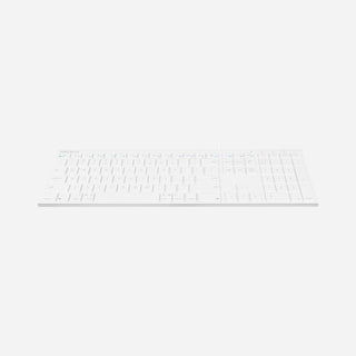 Ultra-slim USB Wired Keyboard for Mac (White)