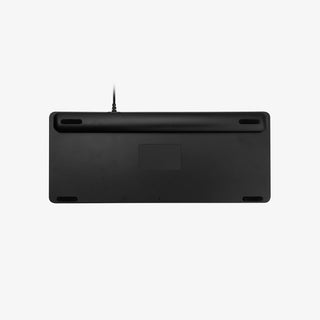 Macally Backlit Wired Mac Keyboard in Space Gray - LED Keys, Slim Design