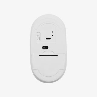 Silent Bluetooth Mouse for Mac and PC (White)