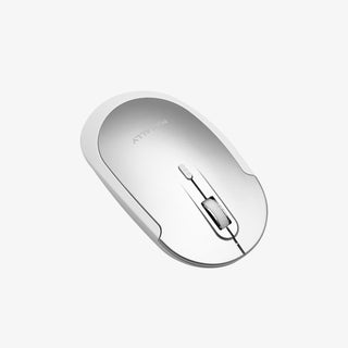 Silent Bluetooth Mouse for Mac and PC (Aluminum)