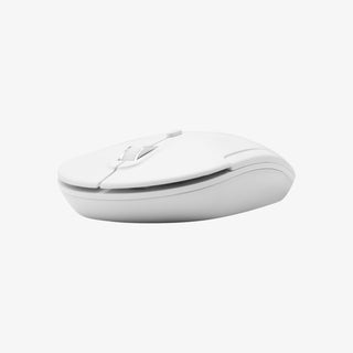 Silent Bluetooth Mouse for Mac and PC (White)
