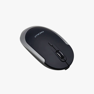 Macally Wireless Bluetooth Mouse - Quiet Click for MacBook, Mac, iPad, Surface