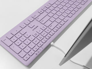Wireless Keyboard and Mouse for Macbook Air - Purple