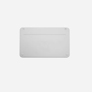 Portable Bluetooth Keyboard for Mac with iPhone or iPad Holder (White)