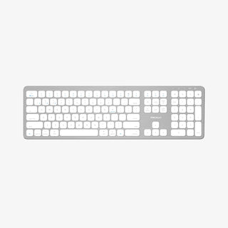 Macally Premium Bluetooth Keyboard with Numeric Keypad on White Background