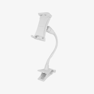 Flexible iPad Stand for Desk and Bed Tablet Holder by Macally, versatile and adjustable for all tablets.