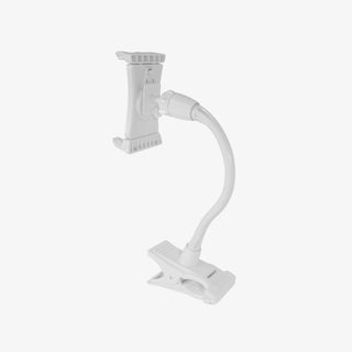 Flexible iPad Stand for Desk and Bed Tablet Holder by Macally, versatile and adjustable for all tablets.