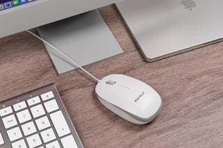 Straightforward and Reliable USB Wired Mouse by Macally - Compatible with Mac/Windows 