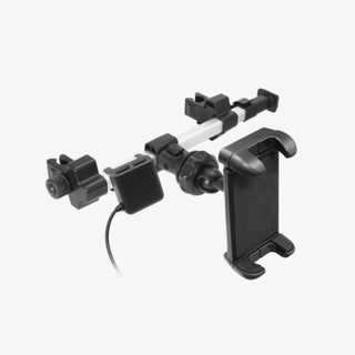 Tablet Holder for Car backseat (Silver with Black)