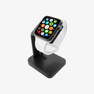 Macally Apple Watch Charger Stand, sleek and secure dock, compatible with all Apple Watch Series