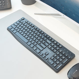 Wireless Full Size Keyboard for Windows PC (Black)
