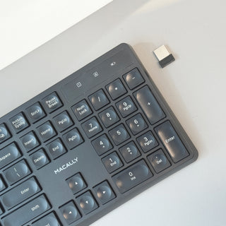 Wireless Full Size Keyboard for Windows PC (Black)