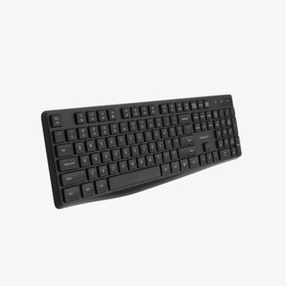 Wireless Full Size Keyboard for Windows PC (Black)