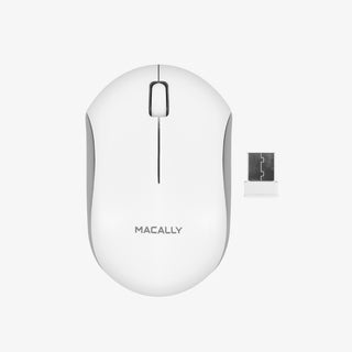 White Wireless Mouse for PC Laptop / Windows Computer