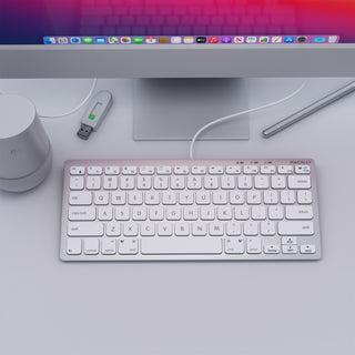 Portable USB Keyboard For Mac (Aluminum)