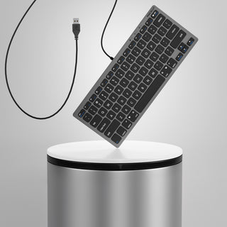 Portable USB Keyboard For Mac (Space Gray)