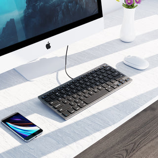 Portable USB Keyboard For Mac (Space Gray)