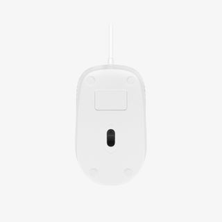 Macally Mac wired mouse - 3 Button, Scroll Wheel on White Background