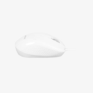 Macally Mac wired mouse - 3 Button, Scroll Wheel on White Background