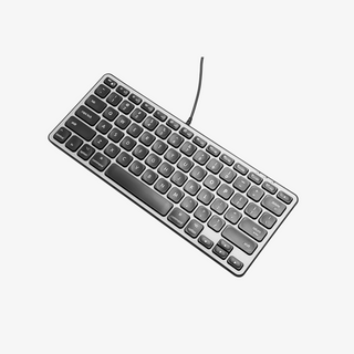 Wired Keyboard with USB hub ports & Dual USB C / A