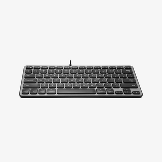 Wired Keyboard with USB hub ports & Dual USB C / A