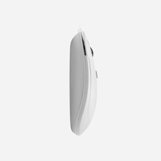 Silent USB C Mouse for Mac and PC (White)