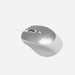Ergo USB C Mouse For Mac / PC with Silent Click (Aluminum)